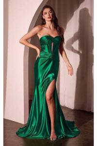 Ladivine Prom Dress Long Formal Evening Gown CD0103 - Emerald / 2X - Prom