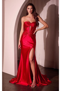 Ladivine Prom Dress Long Formal Evening Gown CD0103 - Red / 2X - Prom