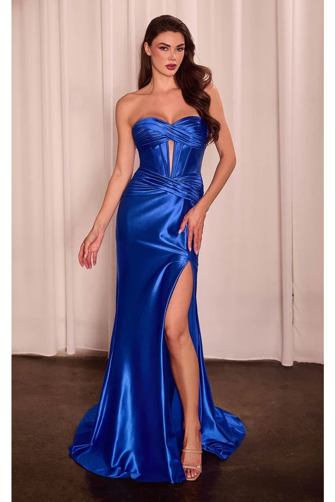 Ladivine Prom Dress Long Formal Evening Gown CD0103 - Royal / 2X - Prom