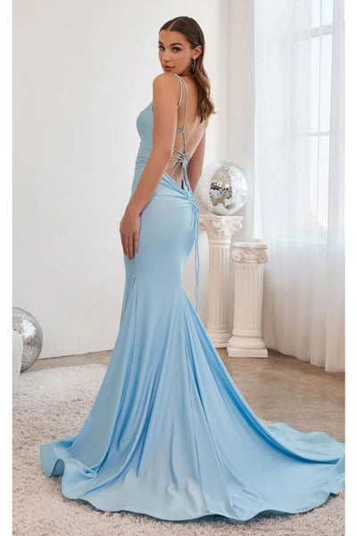 Ladivine Prom Dress Long Formal Evening Gown CD2219 - Light Blue / 2 - Prom