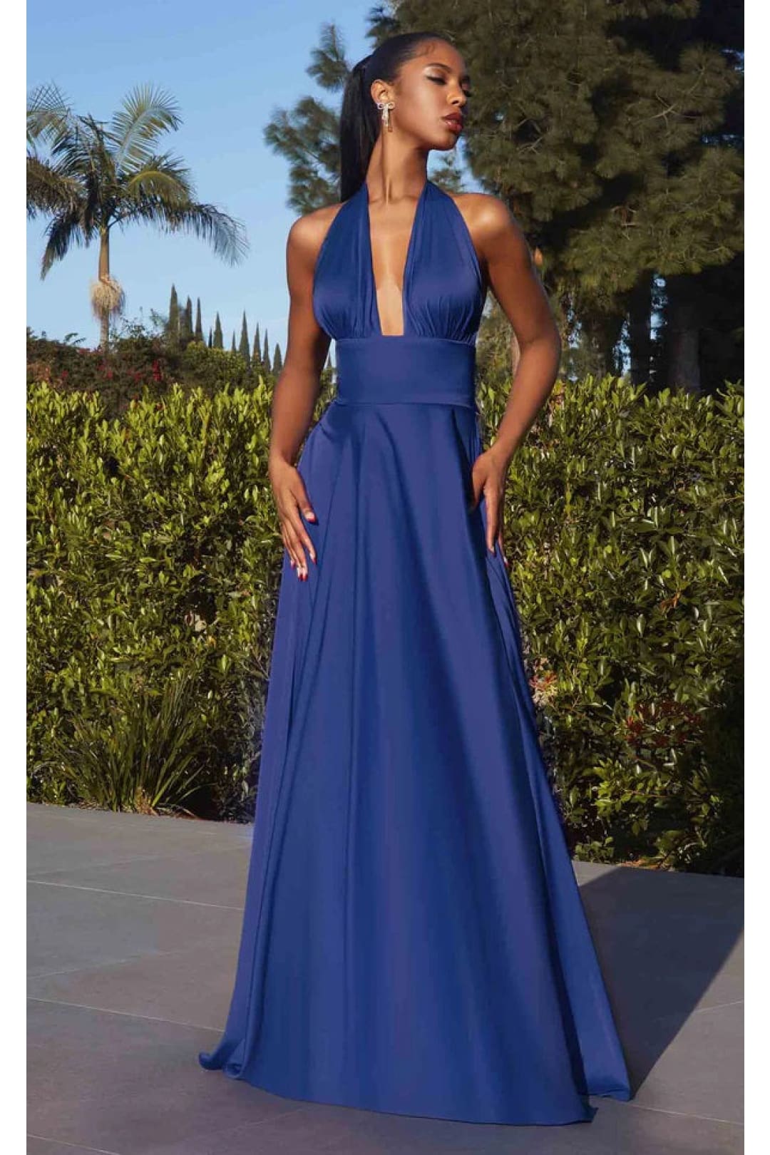 Ladivine Prom Dress Long Formal Evening Gown CD323 - Royal / 2 - Prom