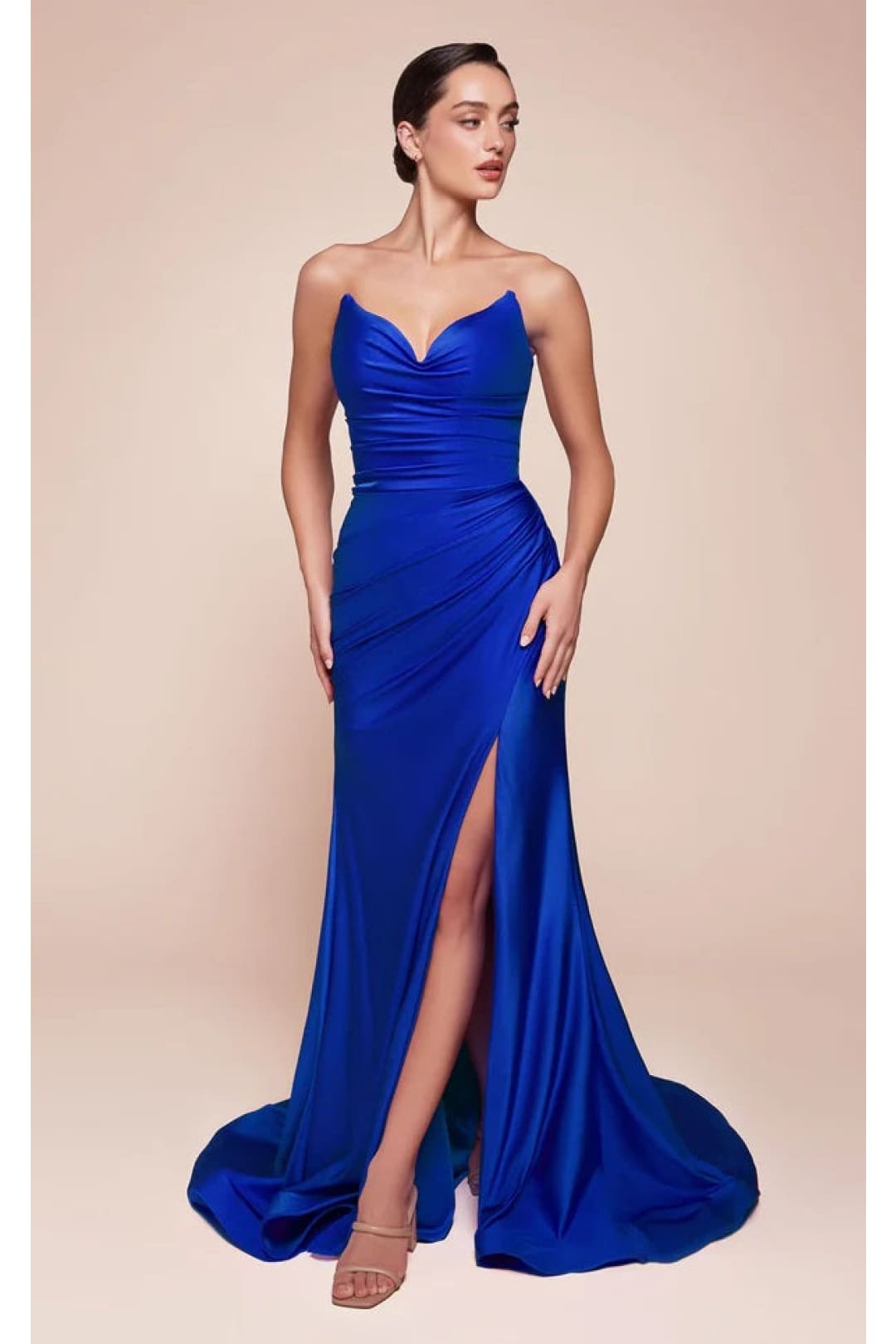 Ladivine Prom Dress Long Formal Evening Gown CD791 - Royal / 2 - Prom