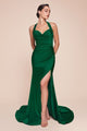 Ladivine Prom Dress Long Formal Evening Gown CD796 - EMERALD / 2 - Prom