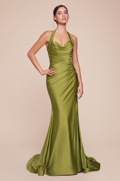 Ladivine Prom Dress Long Formal Evening Gown CD796 - GREENERY / 2 - Prom