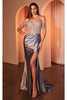 Ladivine Prom Dress Long Formal Evening Gown CD821 - Dusty Blue / 2 - Prom