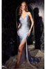 Ladivine Prom Dress Long Formal Evening Gown CD888 - Dusty Blue / 2 - Prom