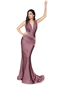 Ladivine Prom Dress Long Formal Evening Gown CD912 - Deep Mauve / 2 - Prom