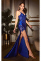 Ladivine Prom Dress Long Formal Evening Gown CDS439 - Royal / 2 - Dress