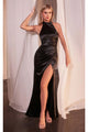 Ladivine Prom Dress Long Formal Evening Gown CH031 - Black / 2X - Prom