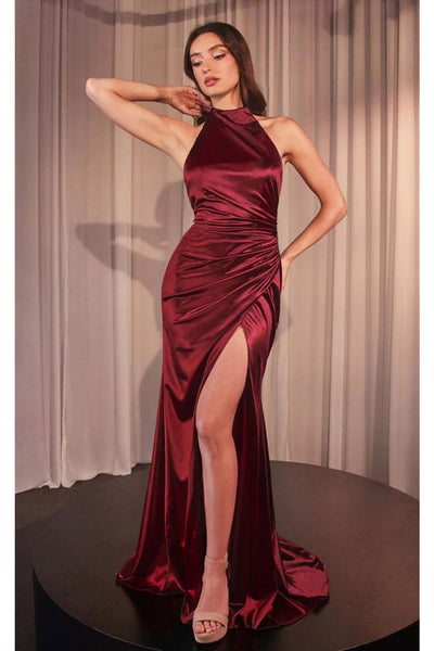 Ladivine Prom Dress Long Formal Evening Gown CH031 - Burgundy / 2X - Prom