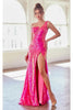 Ladivine Prom Dress Long Formal Evening Gown CK937 - Hot Pink / 2 - Prom