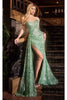 Ladivine Prom Dress Long Formal Evening Gown J872 - Sage / 2 - Prom Dress