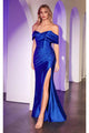 Ladivine Prom Dress Long Formal Evening Gown KV1115 - Royal / 2 - Prom