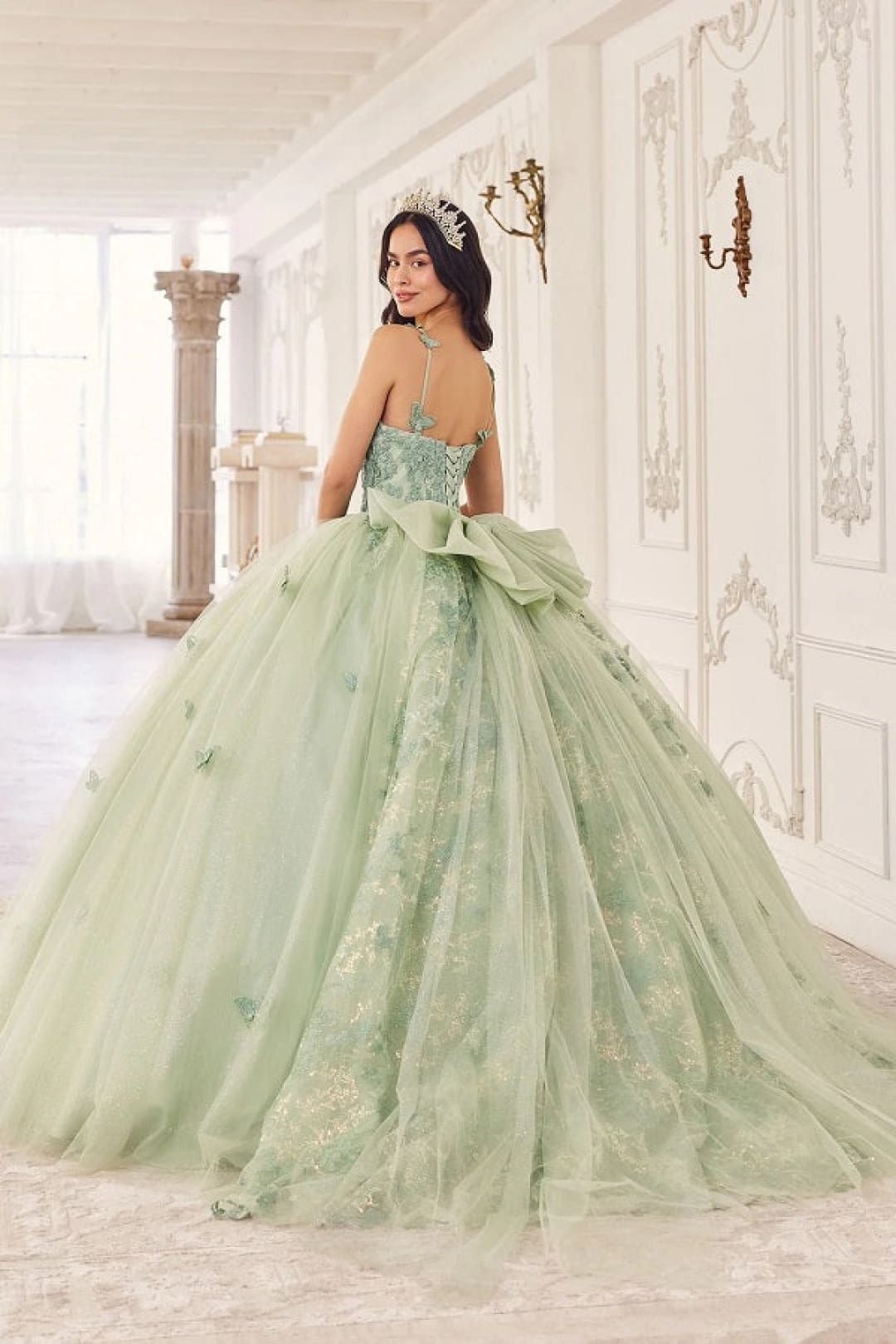 Vestido de quinceañera color lavanda Ladivine, vestido de gala para dulces 16 por 15717
