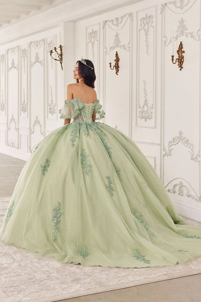 Ladivine Sage Quinceanera Dress Ball Gown Sweet 16 by 15725 - Quinceanera Dresses