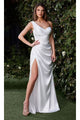 Ladivine White Wedding Dress Long Bridal Gown 7448W - White / 6 - Wedding Dress