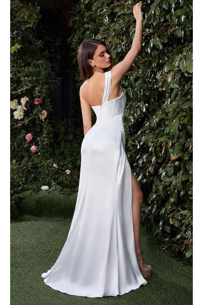 Ladivine White Wedding Dress Long Bridal Gown 7448W - Wedding Dress