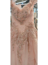 Layla K LK119 Beaded Glitter Off The Shoulder Quinceañera Ball Gown