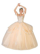Quinceanera Dress Ball Gown Sweetheart Strapless and Plus Size LK120