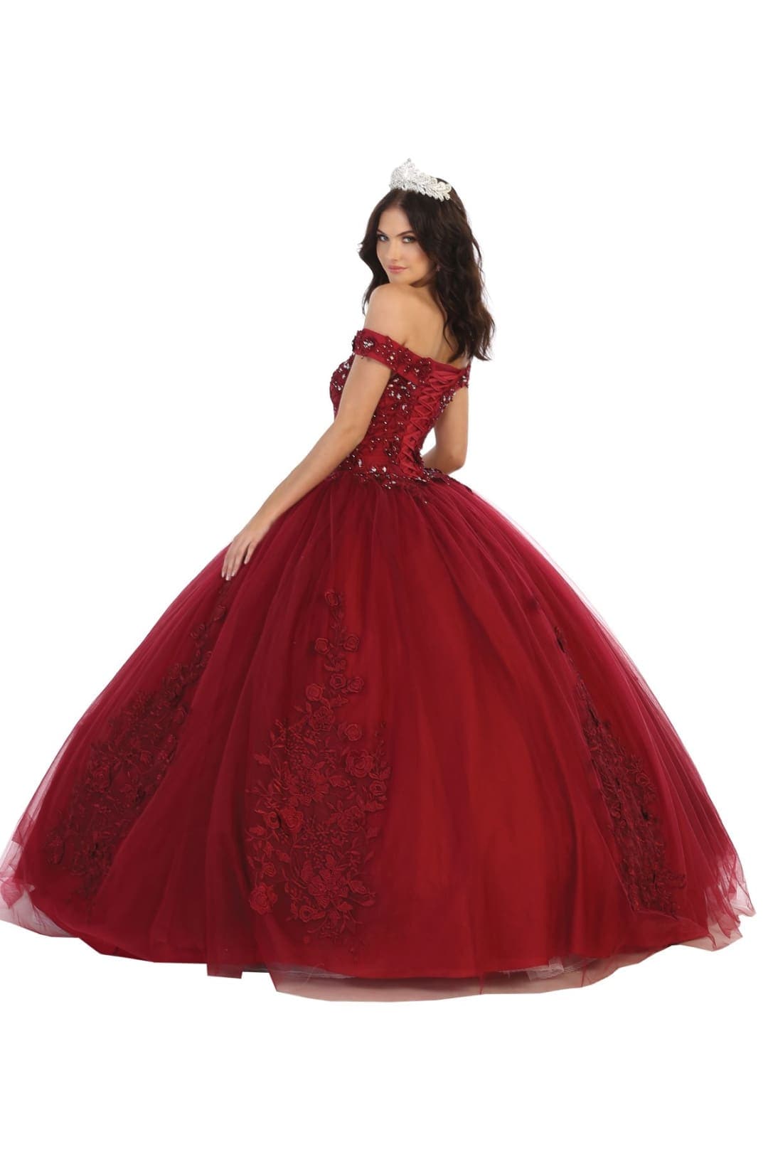 Off The Shoulder Ball Gown