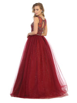 Quinceanera Dress Ball Gown Sleeveless Mesh Beaded by Layla K LK137
