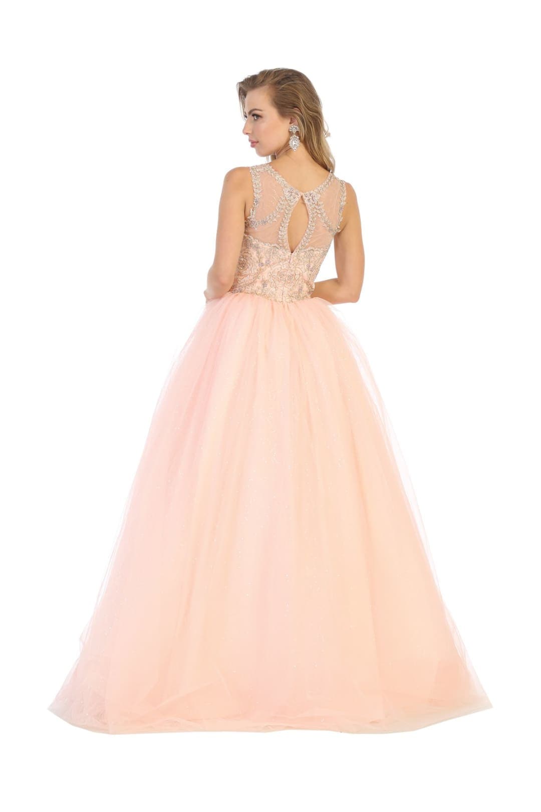 Sleeveless Ball Sweet 16 Gown