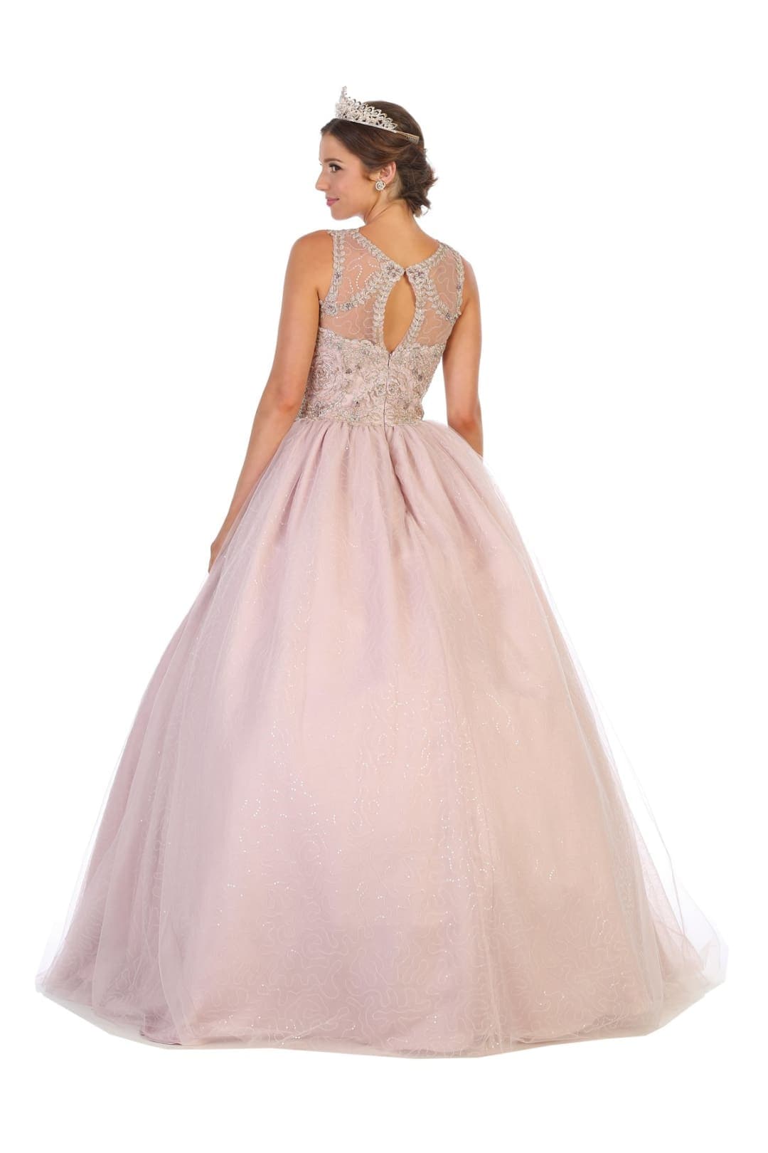 Sleeveless Ball Sweet 16 Gown