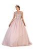 Sleeveless Ball Sweet 16 Gown