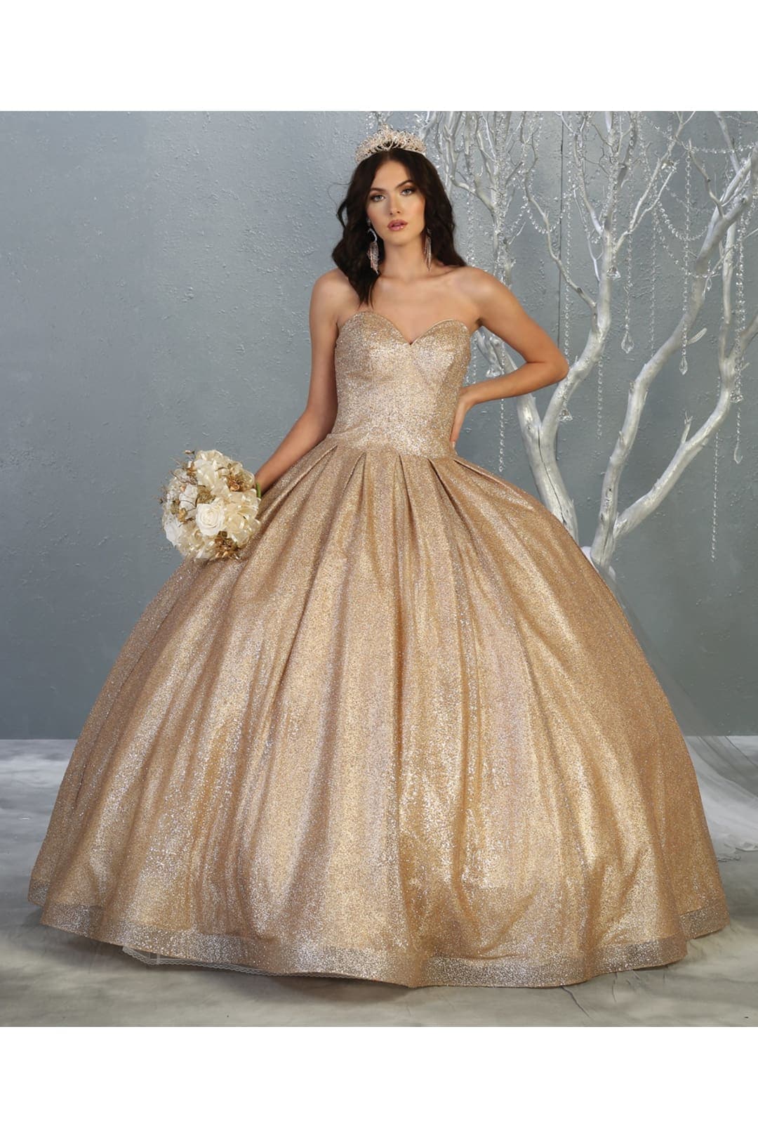 Shimmering Quinceañera Ball Gown