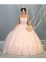 Quinceanera Dress Ball Gown Bolero Glitter Style by Layla K LK141