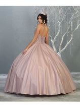 Quinceanera Dress Ball Gown Bolero Glitter Style by Layla K LK141