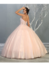 Quinceanera Dress Ball Gown Bolero Glitter Style by Layla K LK141