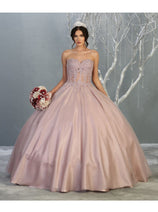 Quinceanera Dress Ball Gown Bolero Glitter Style by Layla K LK141