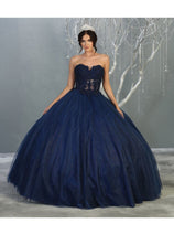 Quinceanera Dress Ball Gown Bolero Glitter Style by Layla K LK141