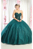 Sweet 16/15 Ball Gown And Plus Size - HUNTER GREEN / 4