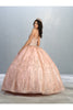 Quinceanera Glitter Ball Gown