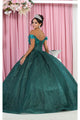 Plus Size Ball Gown in Champagne | Formal Quinceanera Dress by LK154