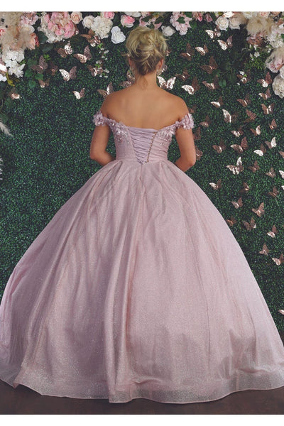 Plus Size Ball Gown in Hunter Green | Formal Quinceanera Dress by LK154