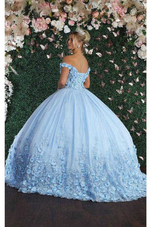 Off Shoulder Ball Gown