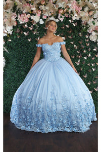 Off Shoulder Ball Gown