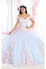 Quince Dress - PINK/BABY BLUE / 4