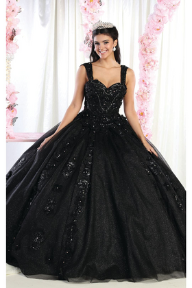 Sweet 16 Birthday Party Dress in Black Style LK171 Ball Gown