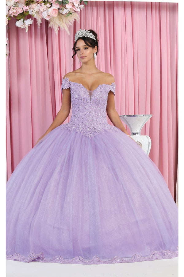 Layla K LK175 Off The Shoulder 15 Dress - LILAC / 4