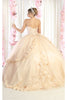 Layla K LK177 Floral Appplique Ball Gown