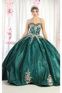 Green And Gold Quinceanera Dresses