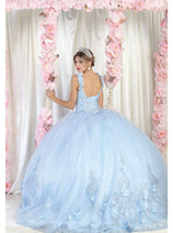 Sweet 16 Birthday Party Dress in Baby Blue Style LK180 Ball Gown