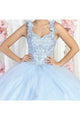 Layla K LK180 3D Floral Straps Ball Gown