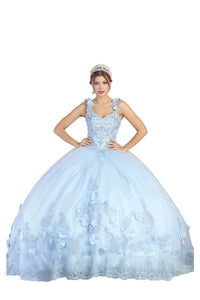 Layla K LK180 3D Floral Straps Ball Gown