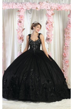 Sweet 16 Birthday Party Dress in Black Style LK180 Ball Gown