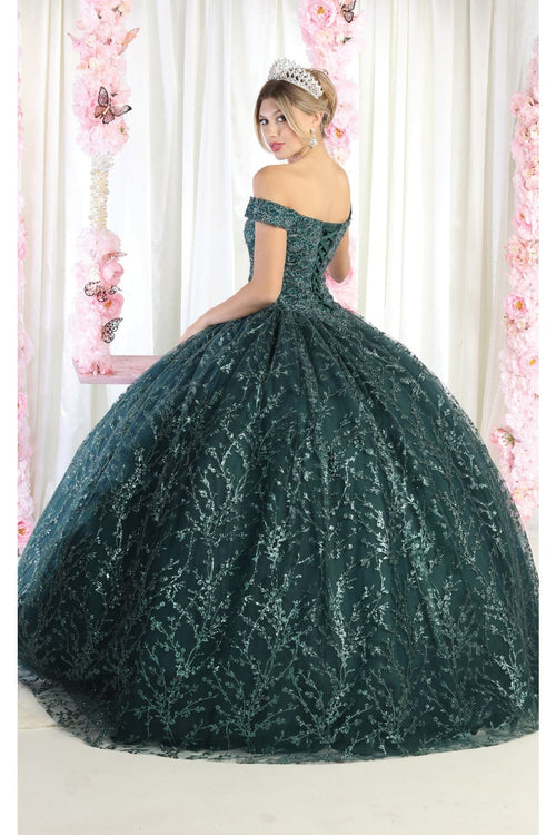 FUCHSIA Layla K LK183 Off Shoulder Corset Quinceanera